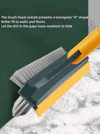 3-in-1 Cleaning Brush – Long Handle Rotating Cleaner