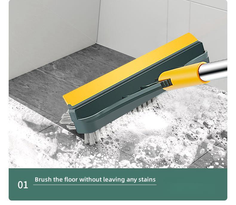 3-in-1 Cleaning Brush – Long Handle Rotating Cleaner