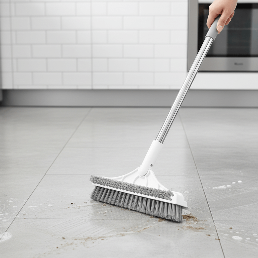 3-in-1 Cleaning Brush – Long Handle Rotating Cleaner