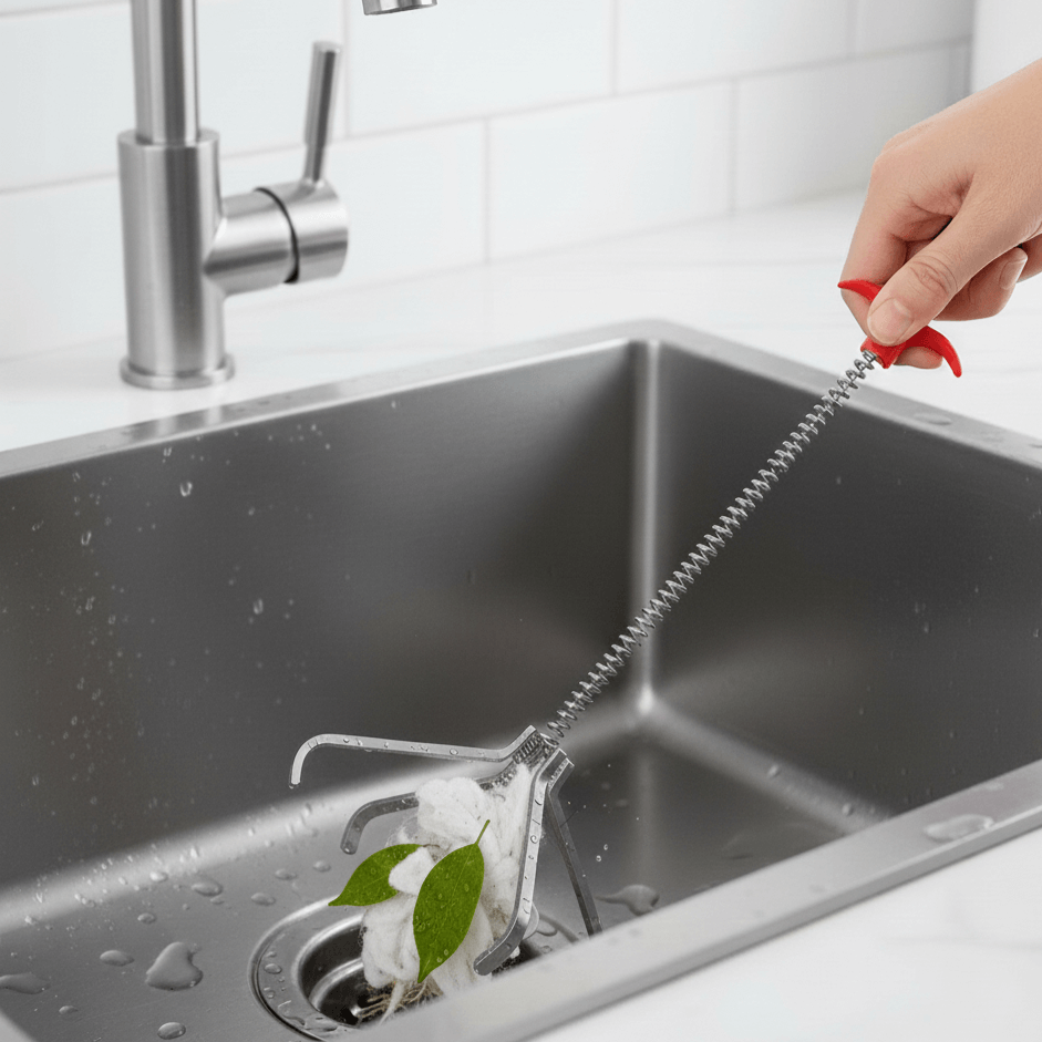 Drain Snake Tool – Flexible Pipe Cleaning Stick