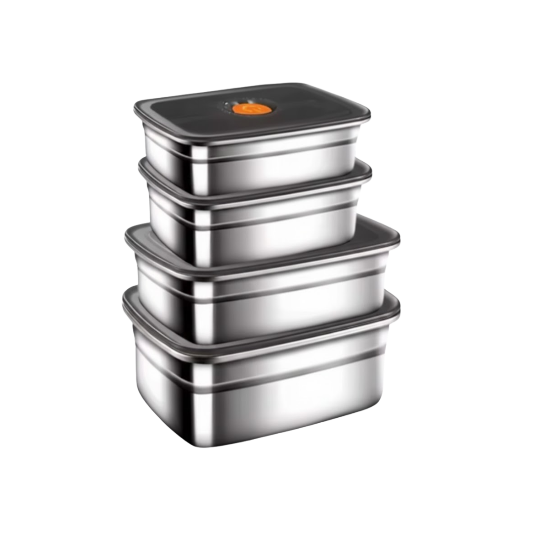 Stainless Steel Lunch Box – Leak-Proof & Large Capacity