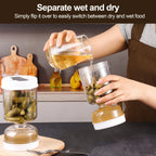 Olive & Pickle Strainer Jar