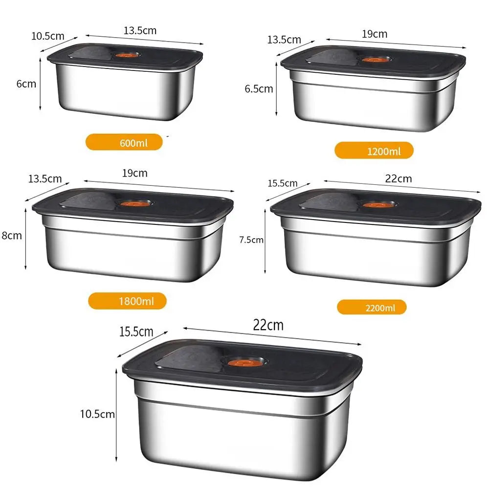 Stainless Steel Lunch Box – Leak-Proof & Large Capacity
