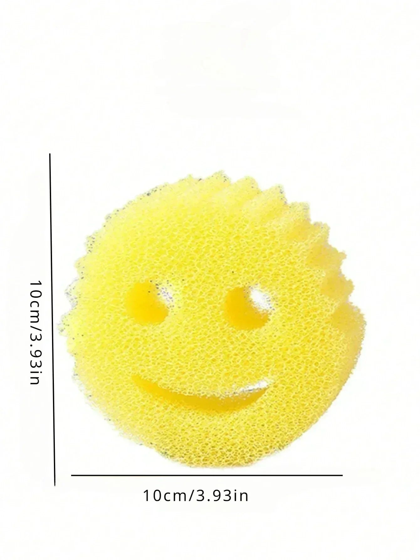 Smiling Face Dishwashing Sponge - 2pcs
