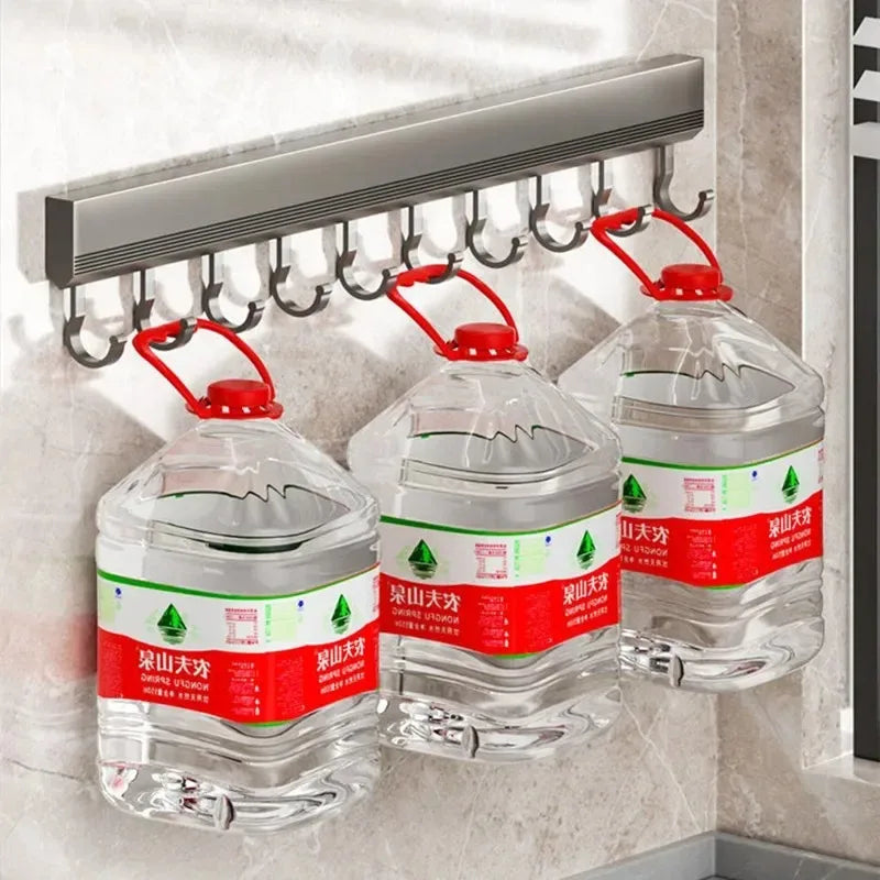 Wall Mounted Hooks Rack