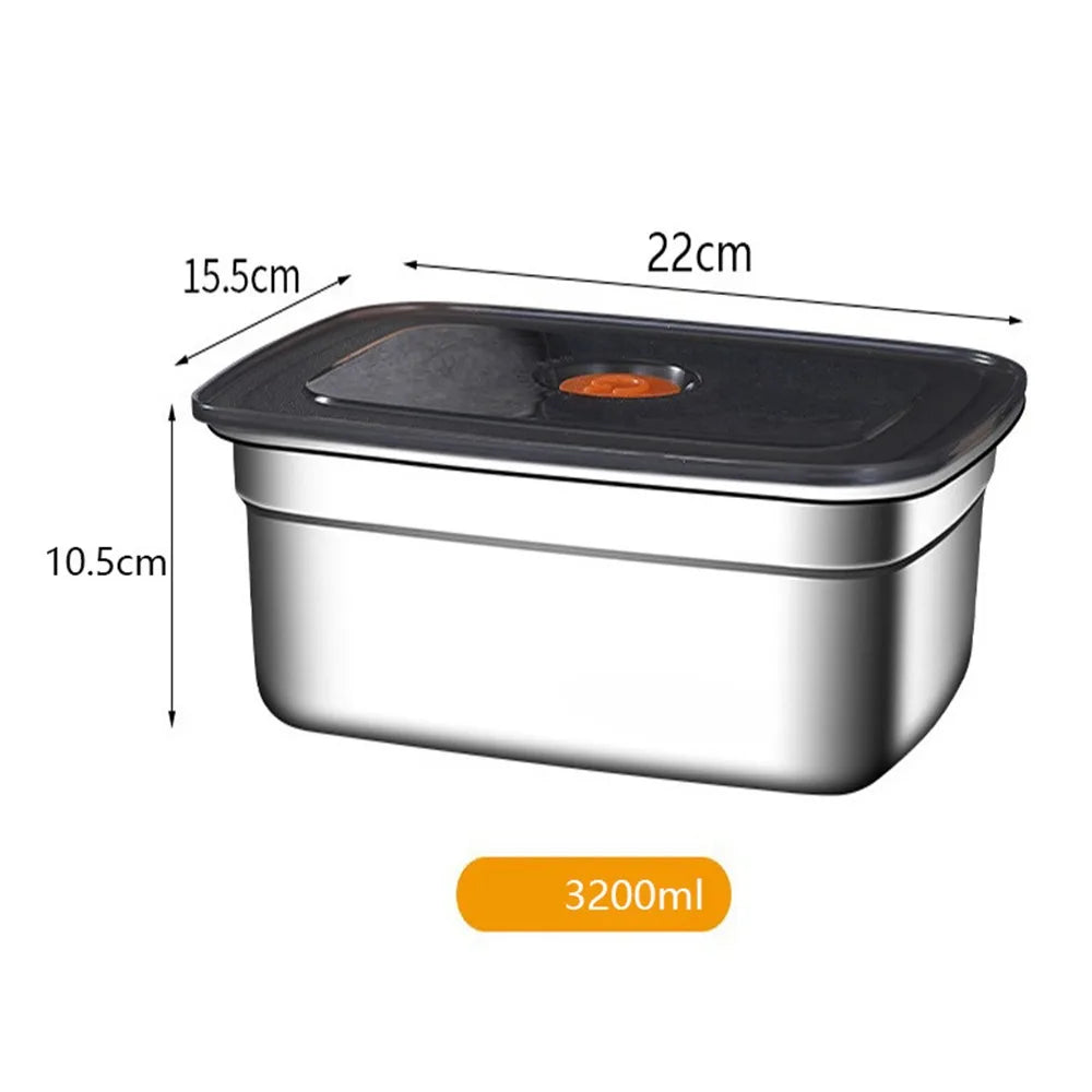 Stainless Steel Lunch Box – Leak-Proof & Large Capacity