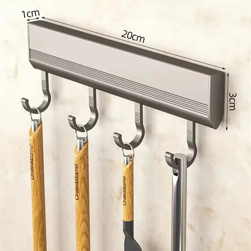 Wall Mounted Hooks Rack