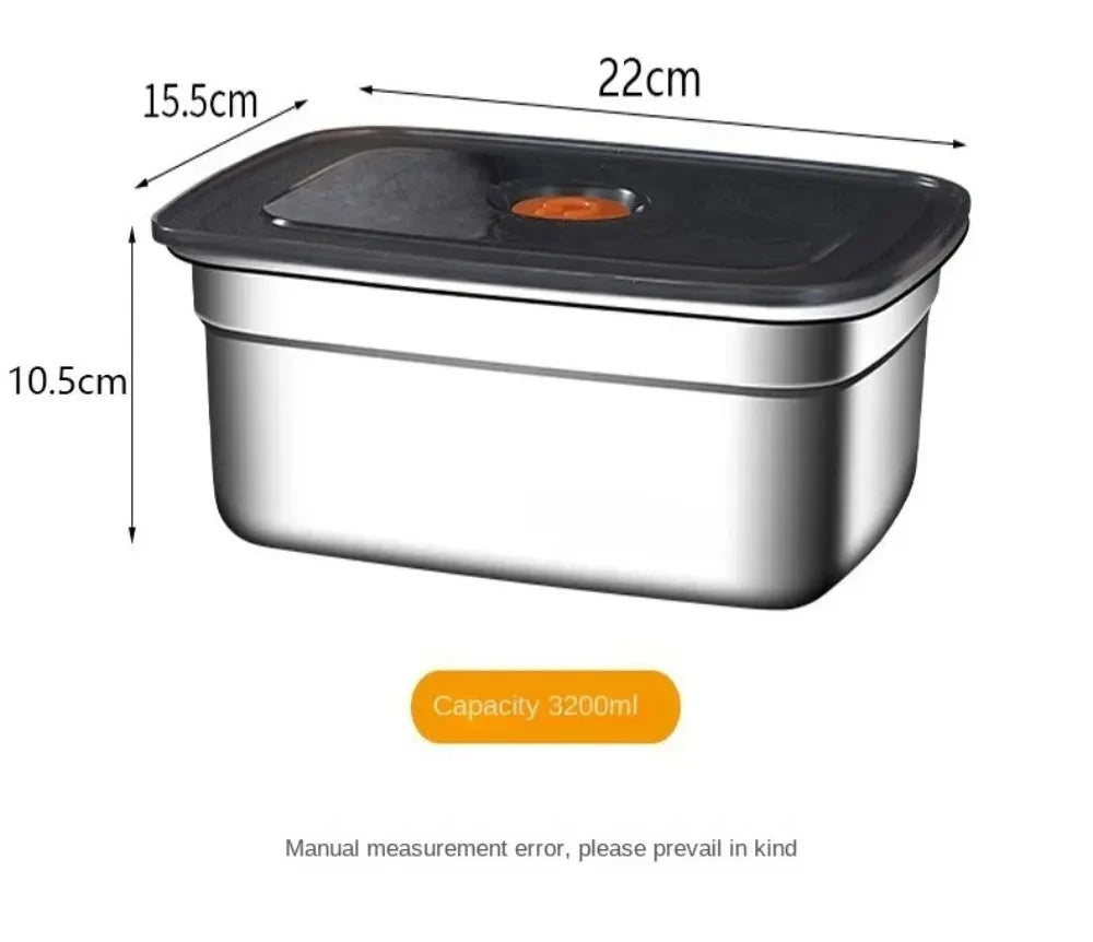 Stainless Steel Lunch Box – Leak-Proof & Large Capacity