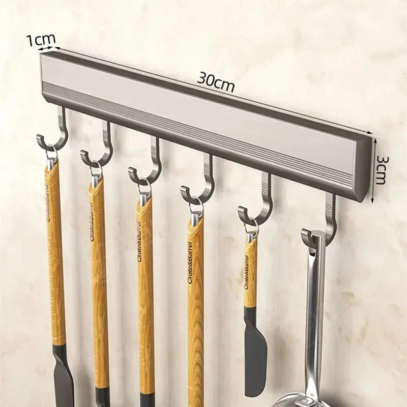 Wall Mounted Hooks Rack