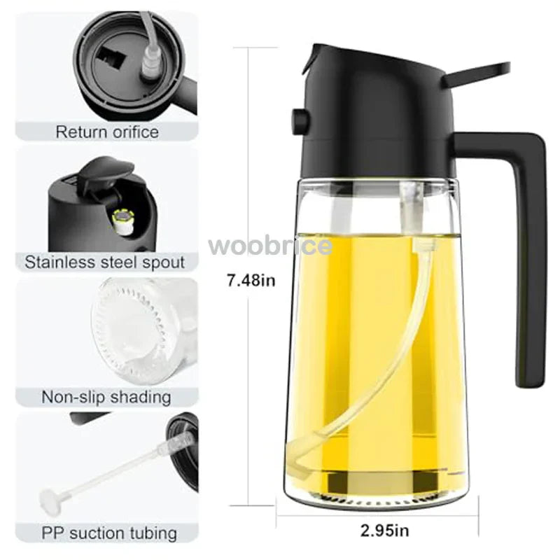 2-in-1 Kitchen Spray Oil Dispenser