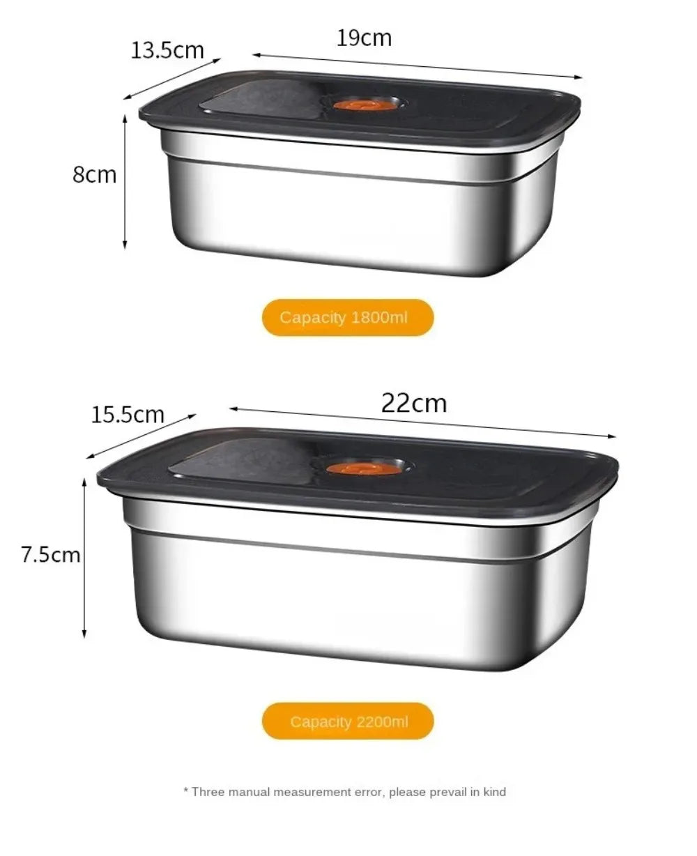 Stainless Steel Lunch Box – Leak-Proof & Large Capacity