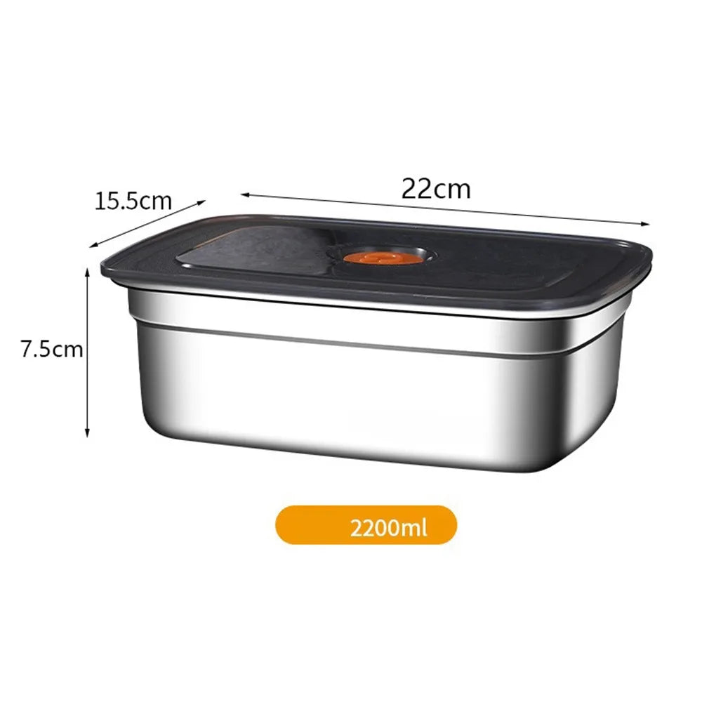 Stainless Steel Lunch Box – Leak-Proof & Large Capacity