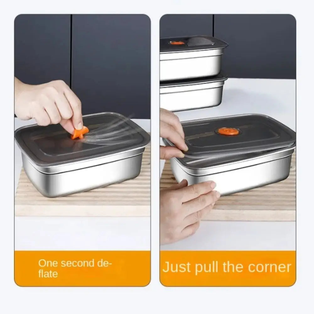 Stainless Steel Lunch Box – Leak-Proof & Large Capacity