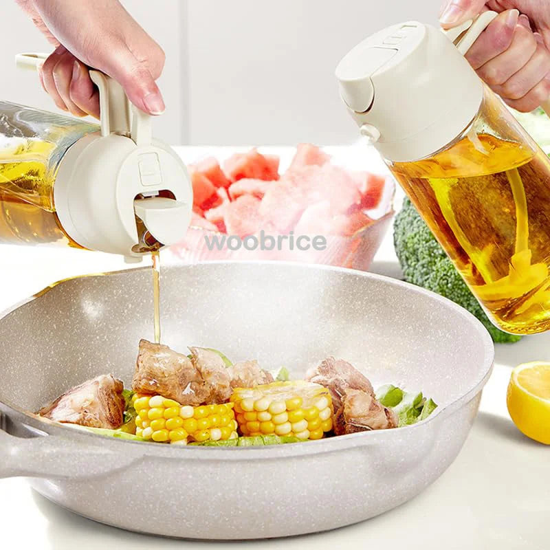 2-in-1 Kitchen Spray Oil Dispenser