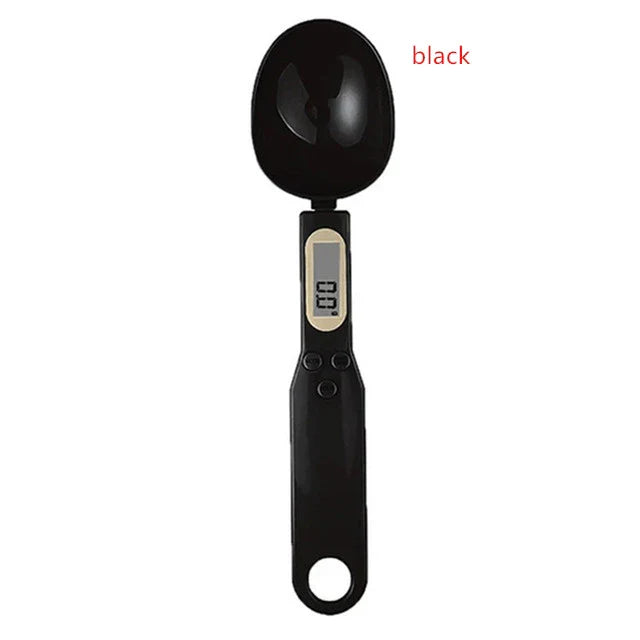 Electronic kitchen scale spoon