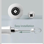 3-in-1 Electric Milk Frother – Rechargeable Handheld Mixer