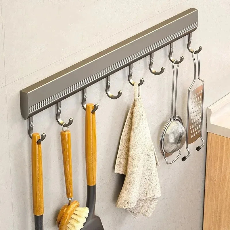 Wall Mounted Hooks Rack