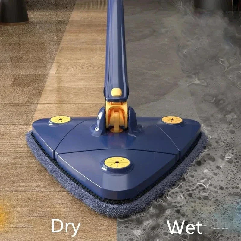 360 Triangle Cleaning Mop – Extendable 110 cm