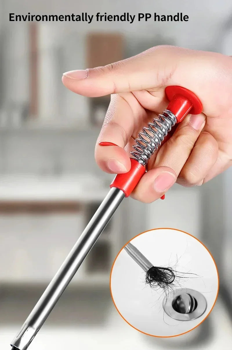 Drain Snake Tool – Flexible Pipe Cleaning Stick