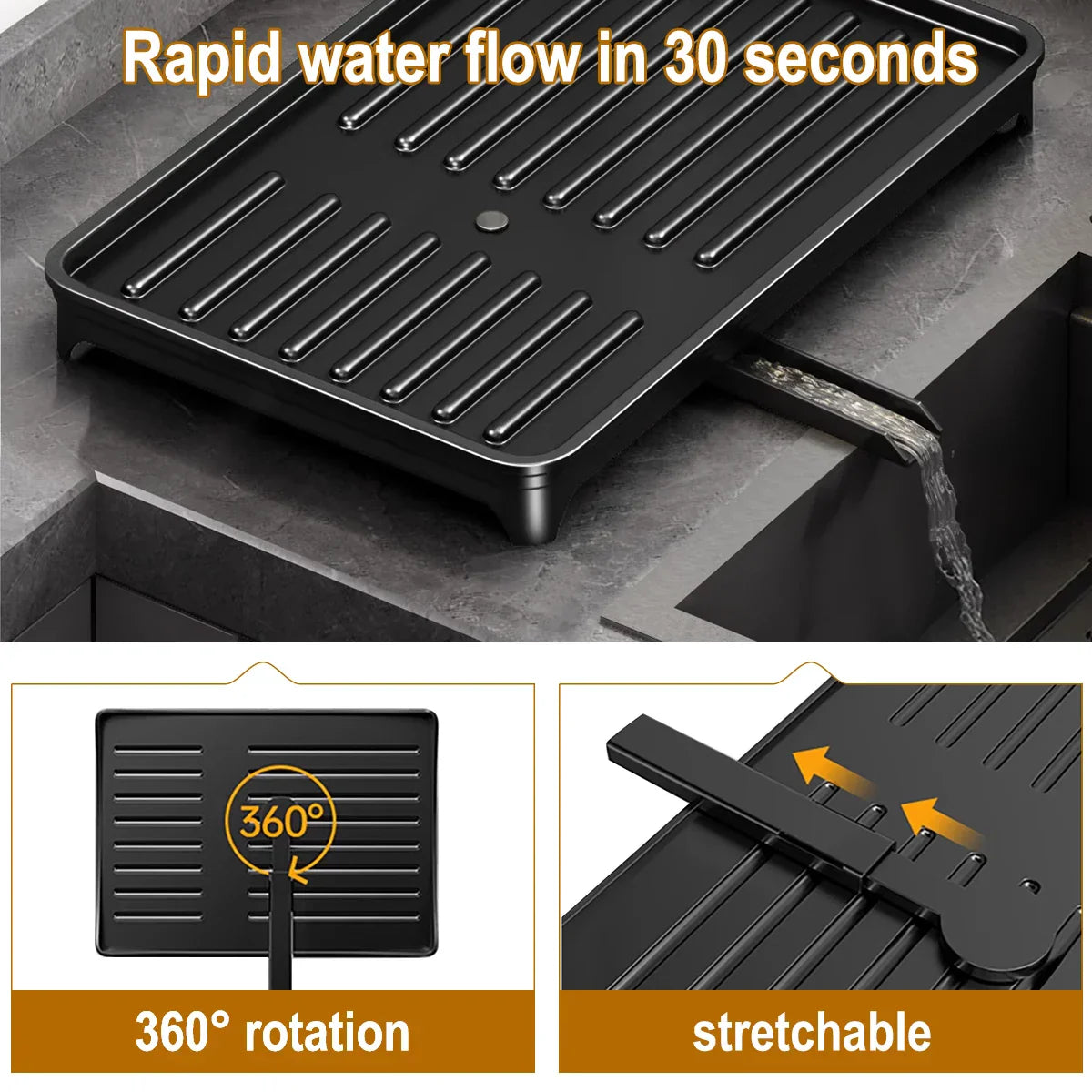 2-Tier Dish Drying Rack with Utensil Holder